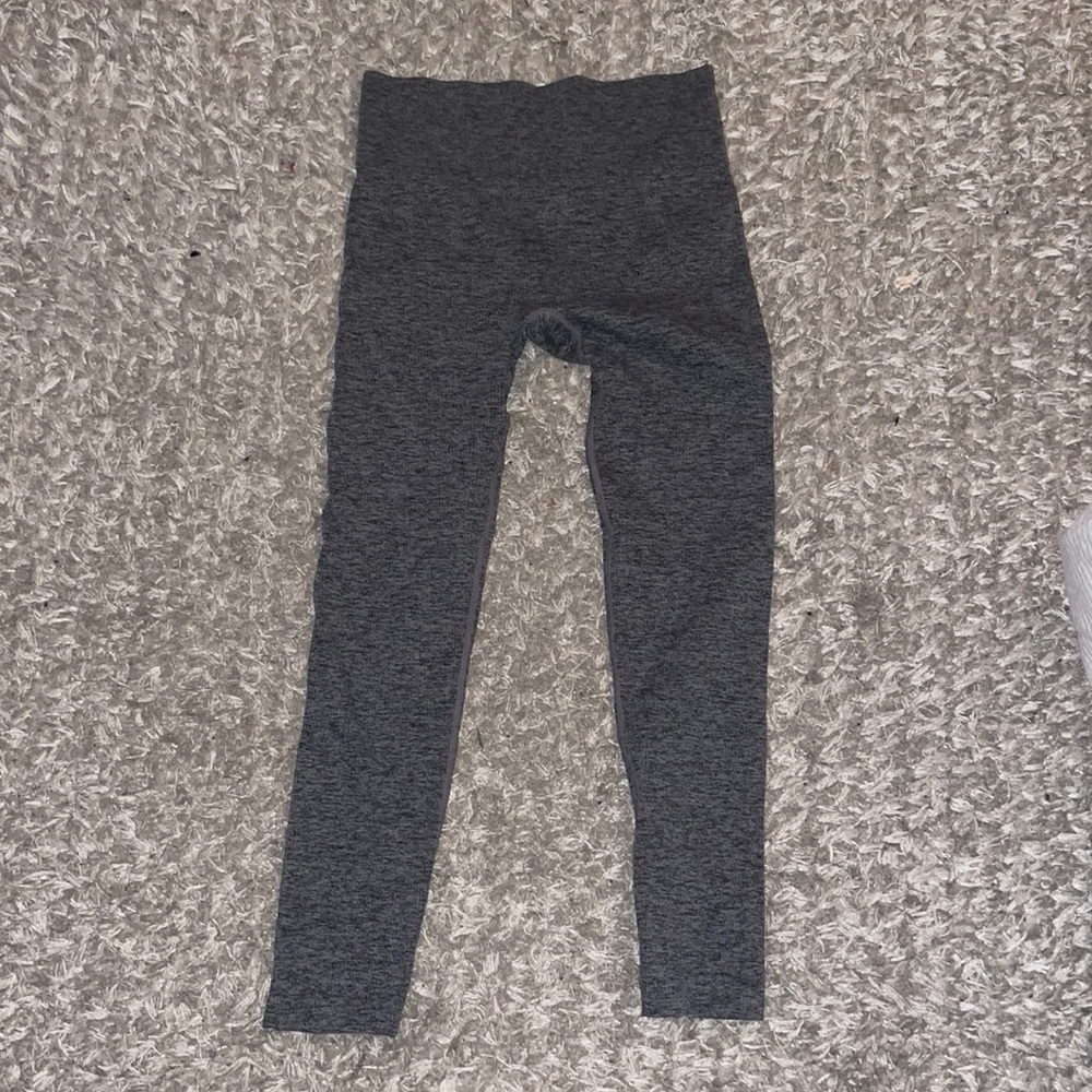 Target grey ribbed leggings